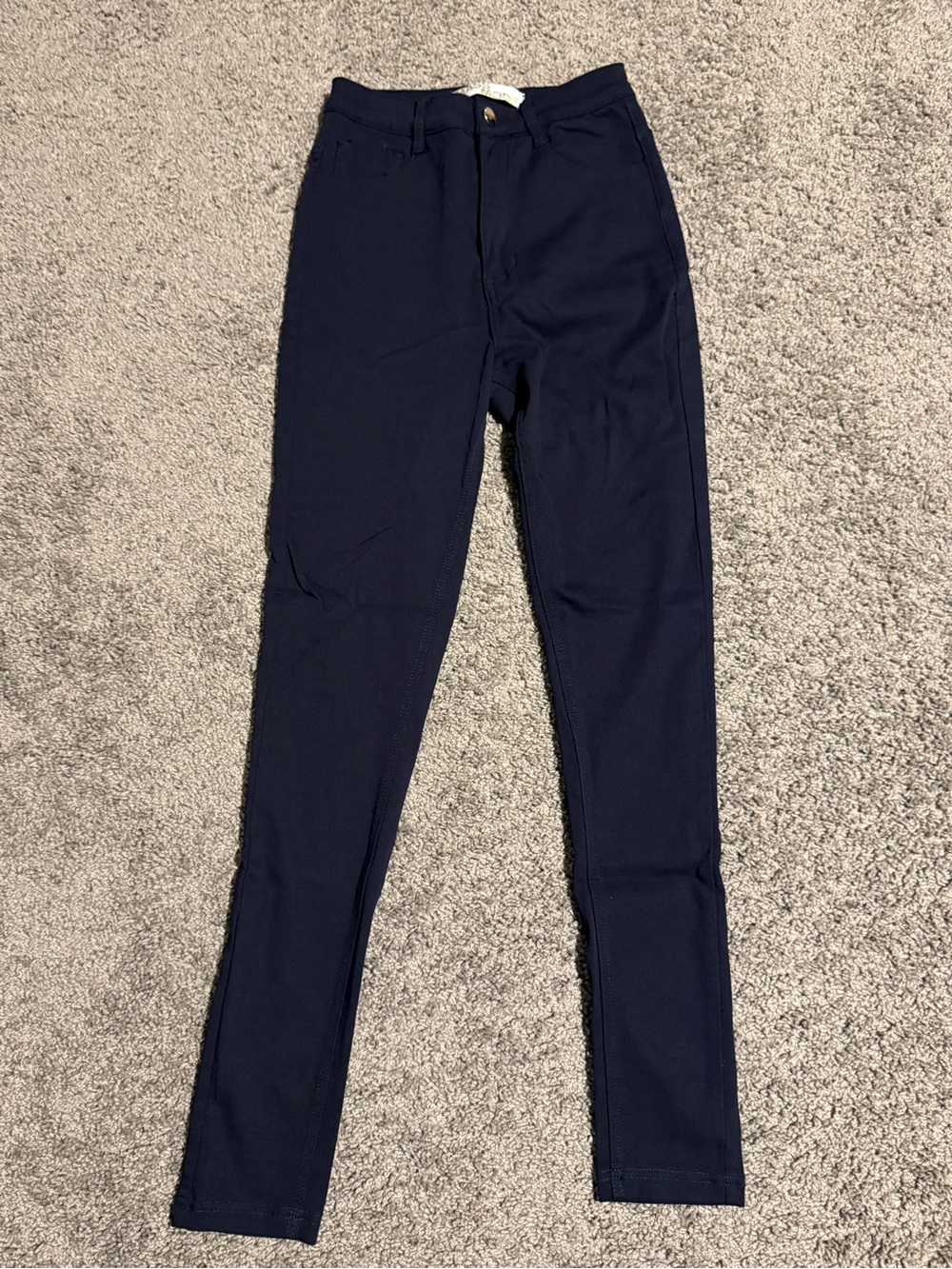 Navy Fitted Jeans